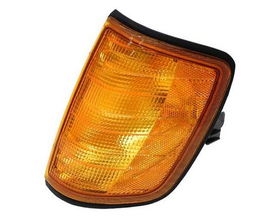 Mercedes Turnsignal Light - Driver Side (Amber) 1248260243 - Automotive Lighting 1248260243