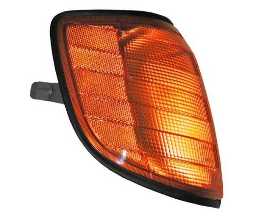 Mercedes Turnsignal Light - Passenger Side (Clear) 1408260443 - Automotive Lighting 1408260443