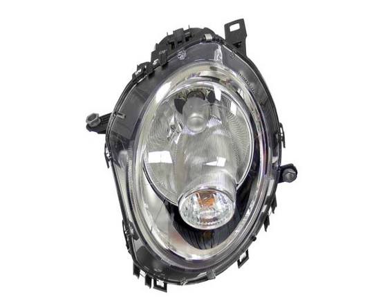 Mini Headlight Assembly - Driver Side (Halogen) (w/ Clear Turnsignal) 63122751875 - Automotive Lighting 63122751875