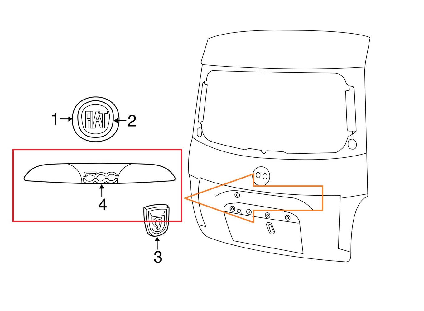 Liftgate Latch Handle (Chrome)