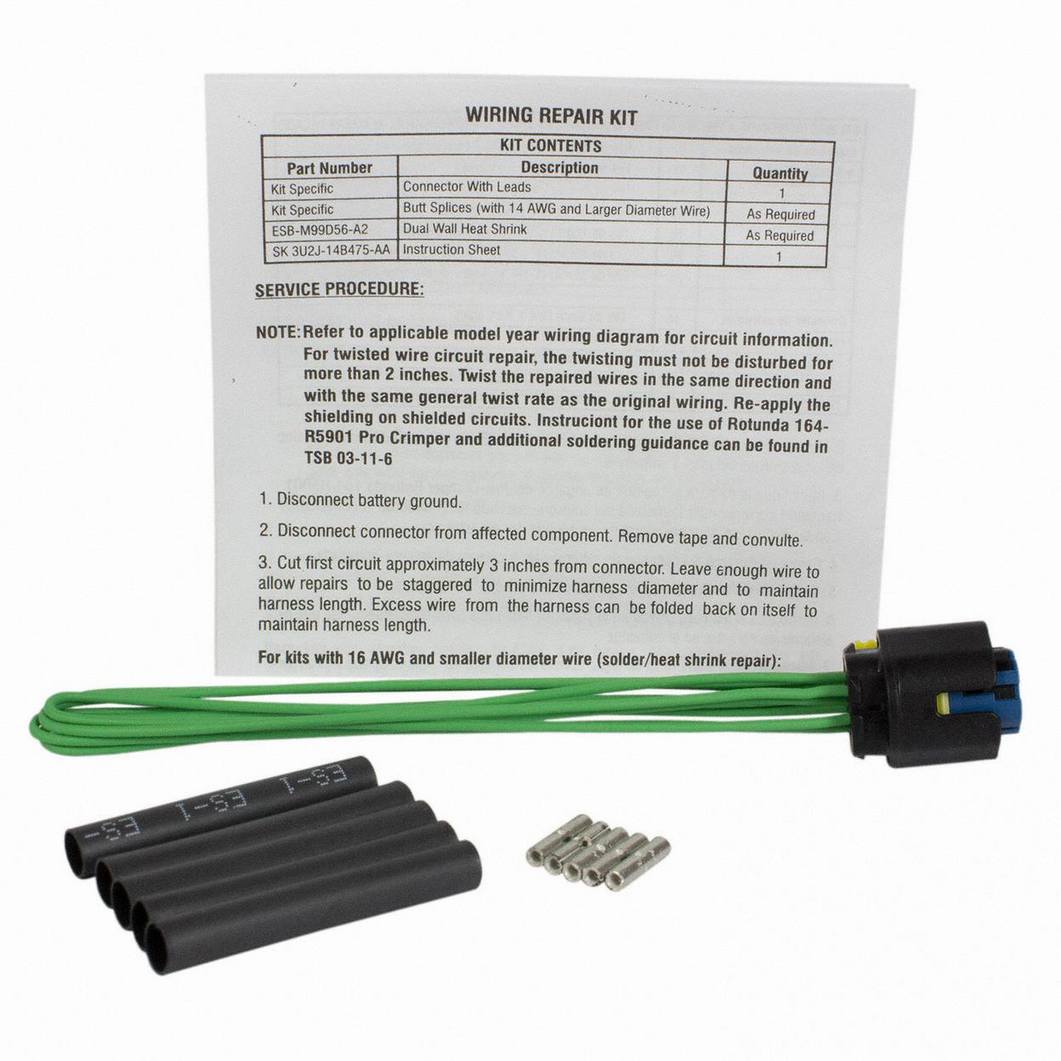 Ford Lincoln Fuel Rail Pressure Sensor Connector Motorcraft WPT-1418