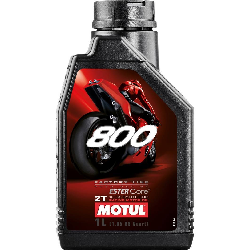 Motul 800 2T Factory Line Road Racing Synthetic 2-Stroke 5L Motor Oil 5 x 1L