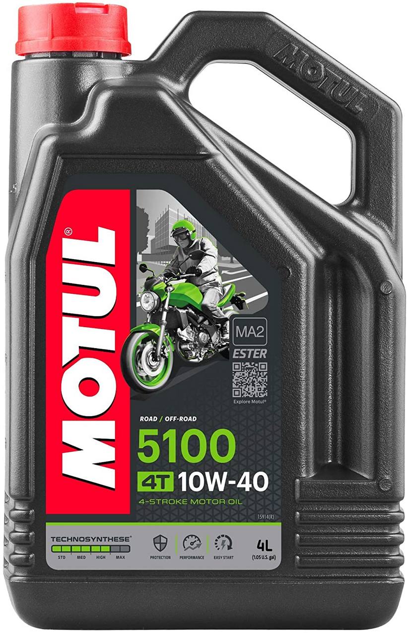 MOTUL techno-Synthese oil 5100 MA2 4 stroke 10w40 in accordance with the  regulations
