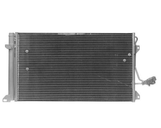 Audi Porsche A/C Condenser (w/ Receiver Drier) 7L0820411G - Nissens 94667