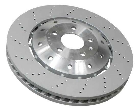 Audi Disc Brake Rotor - Front (365mm) (Cross-Drilled) 420615301D