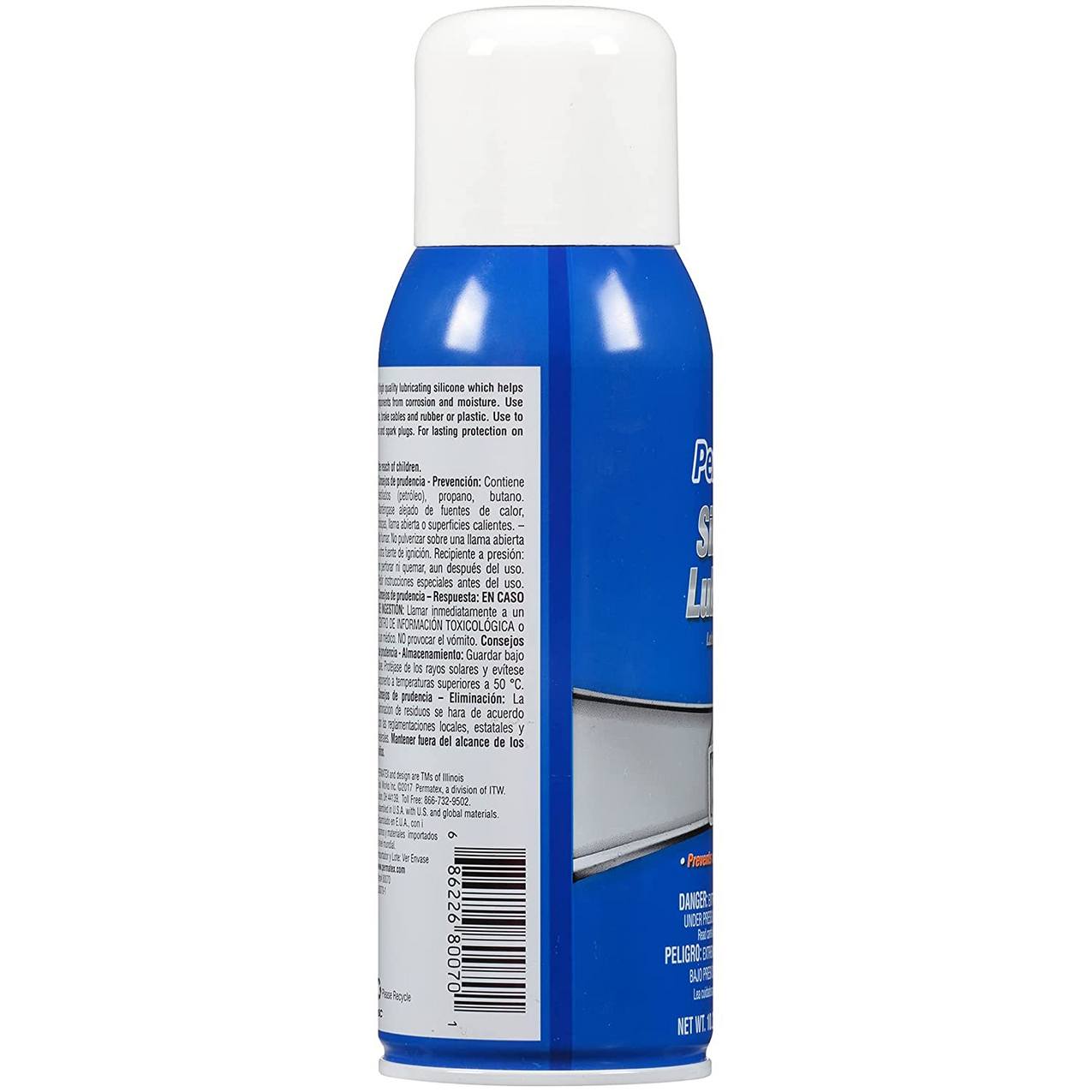  Permatex 80070 Silicone Spray Lubricant, 10.25 oz. net