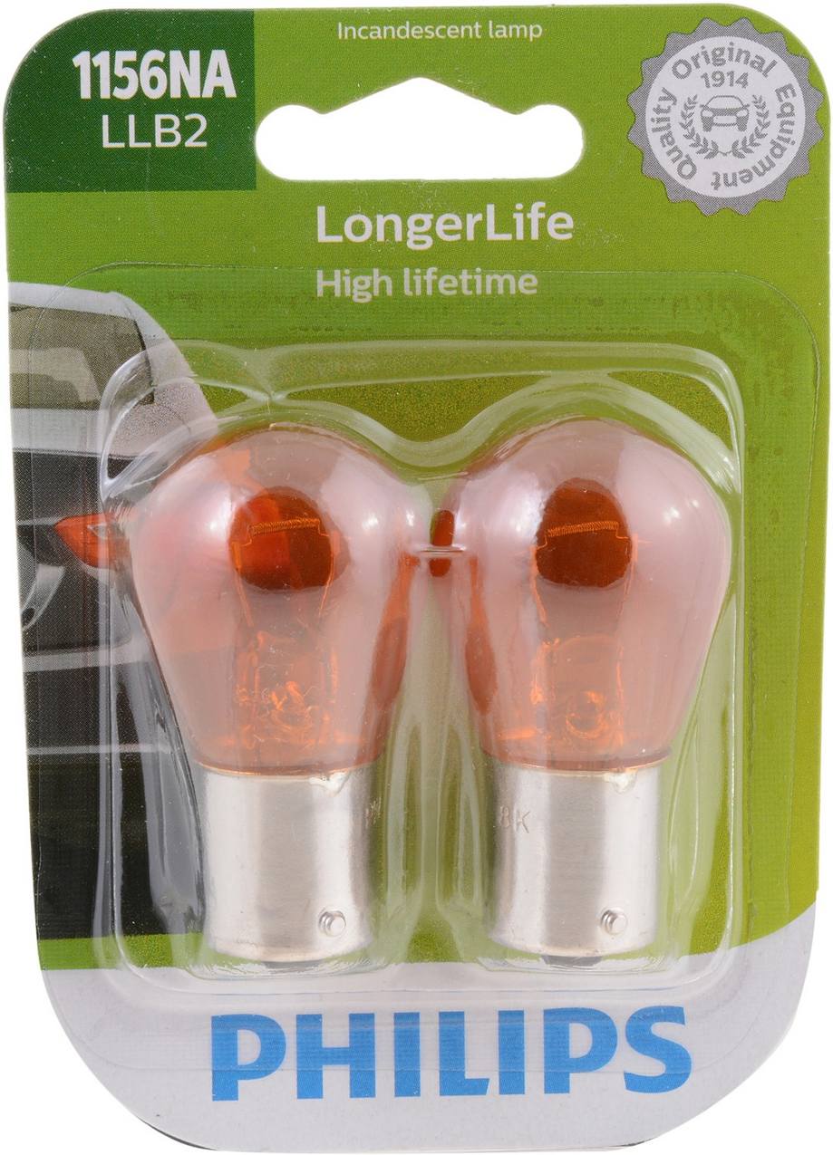 Miniature Bulb (1156NA LLB2) (Longer Life) (Pack of 2) Philips