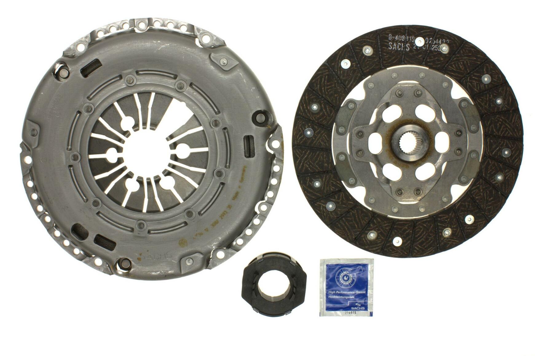 VW Clutch Kit (3 Piece) (230mm) (Dual-mass) - Sachs K7031601