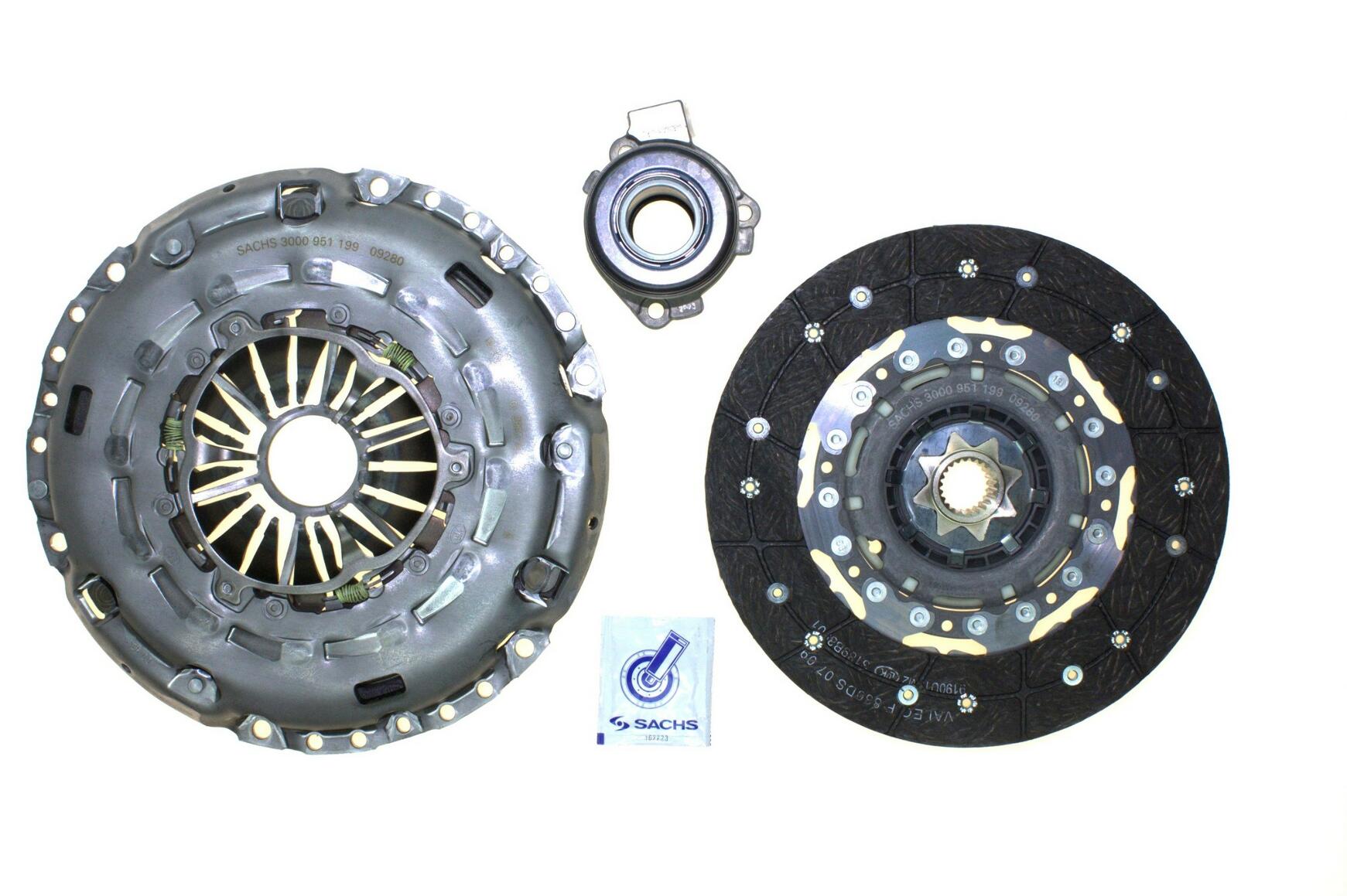 SAAB Clutch Kit (6 Speed) (2 Piece) (Dual-mass) 55561421 - Sachs K7047001