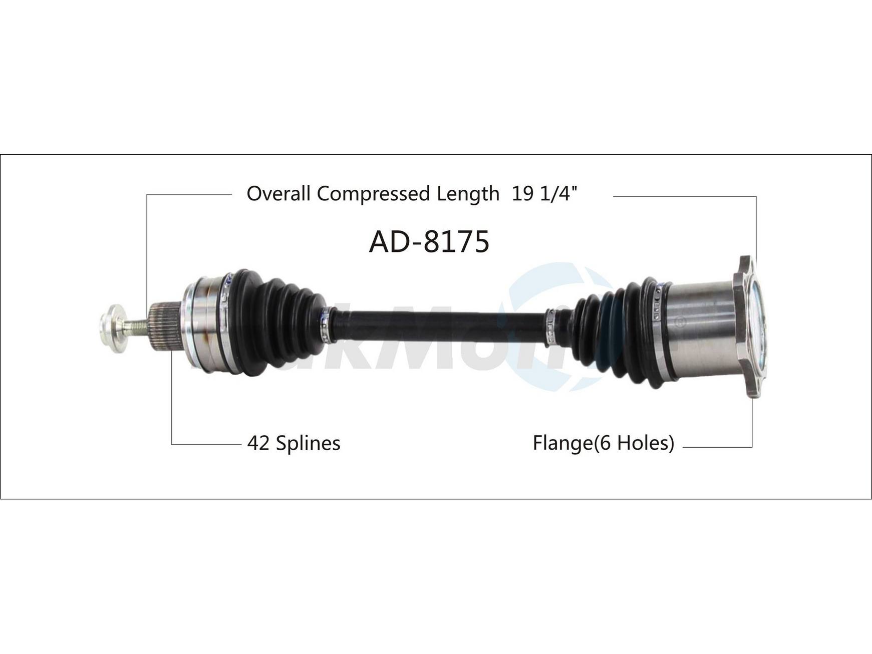 CV Axle Shaft – Front Surtrack AD-8175