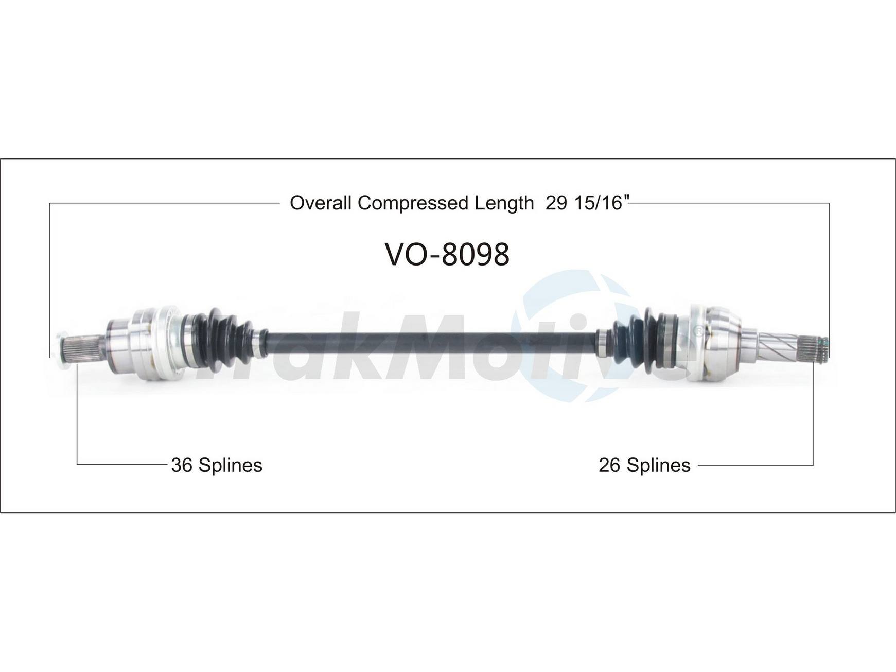 CV Axle Shaft - Rear