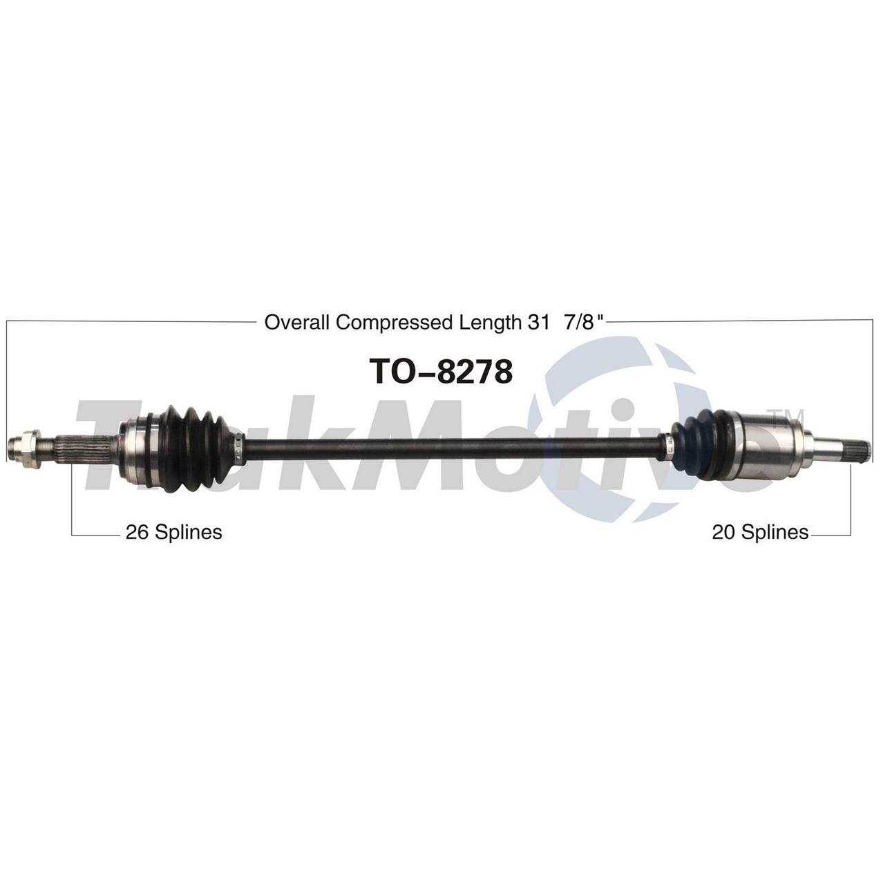 CV Axle Shaft - Rear