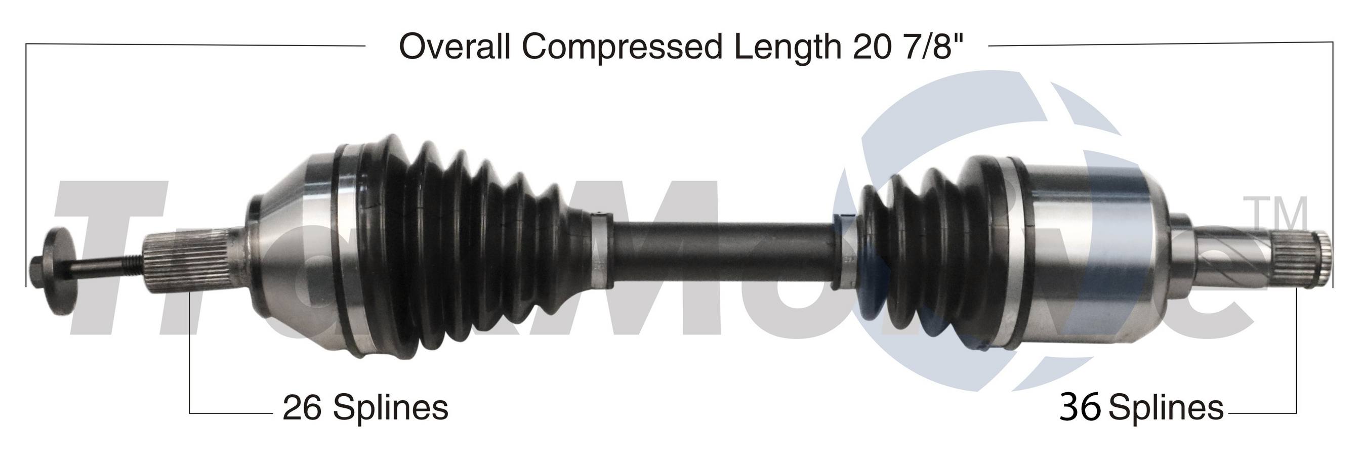 Volvo CV Axle Shaft - Front Driver Side - Aftermarket VO8065