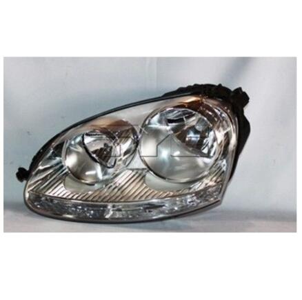 VW Headlight Assembly - Driver Side (Halogen) (NSF) 1K6941005S - TYC 206680001