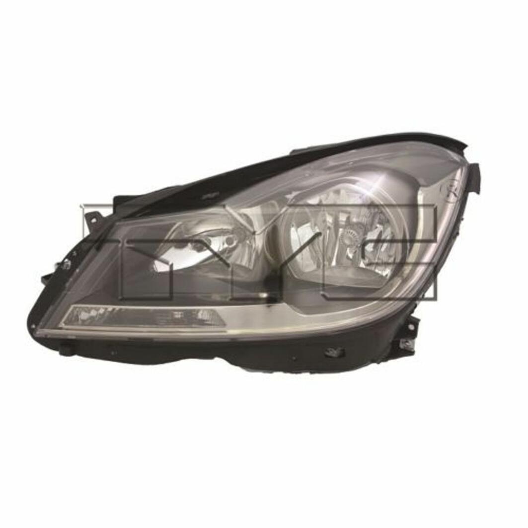 Mercedes Headlight Assembly - Driver Side (Halogen) (Gray Bezel) (NSF) 2048209959 - TYC 209274901