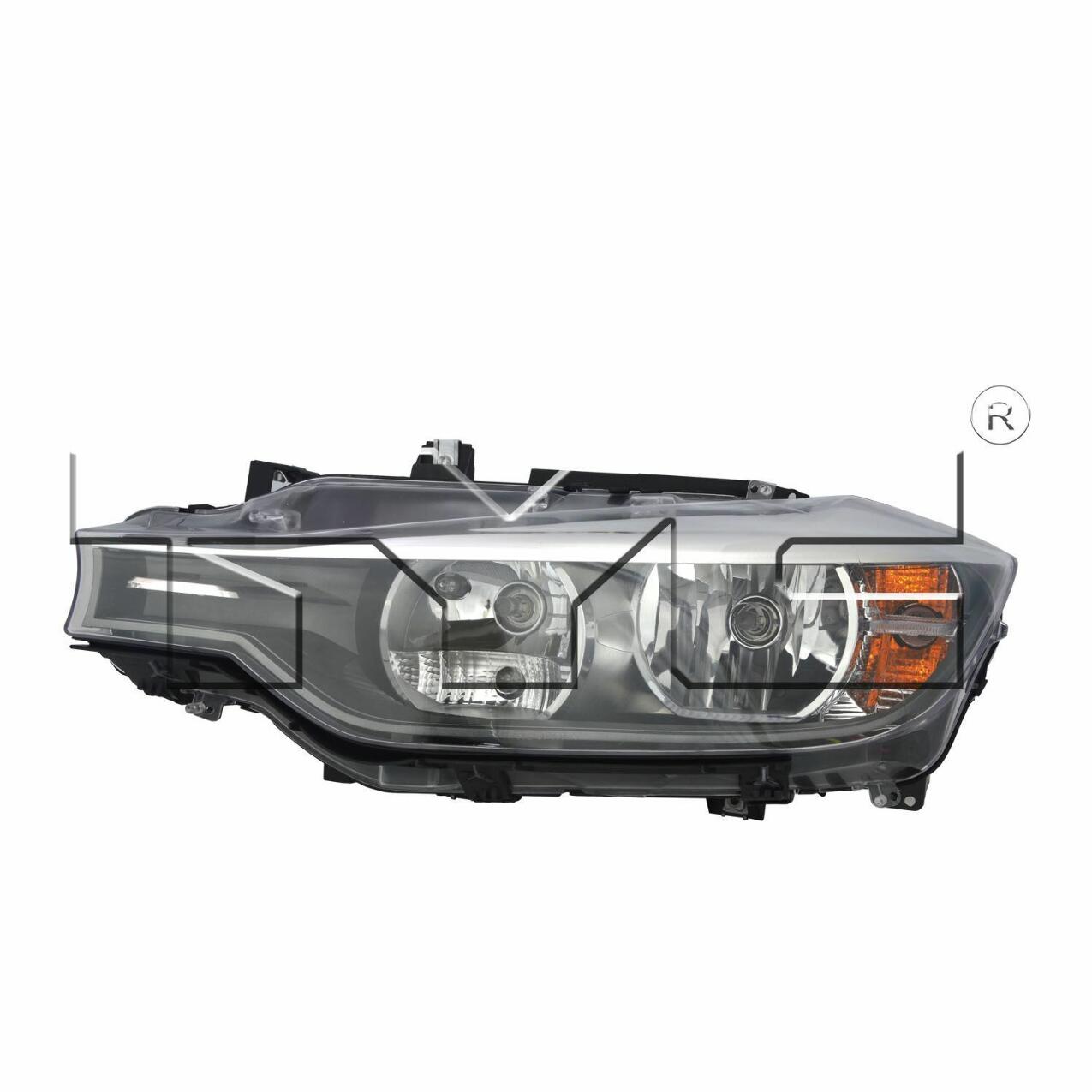 BMW Headlight Assembly - Driver Side (Halogen) 63117338709 - TYC 20929800