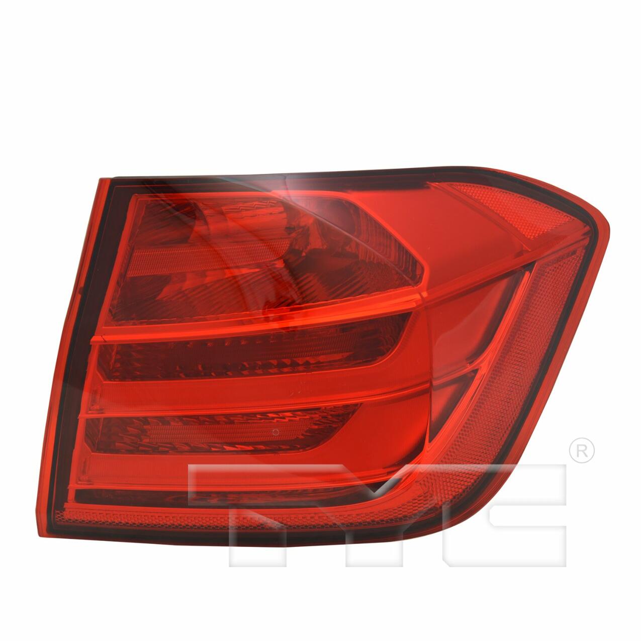 BMW Tail Light Assembly - Passenger Side Outer (NSF) 63217313040 - TYC 116475001