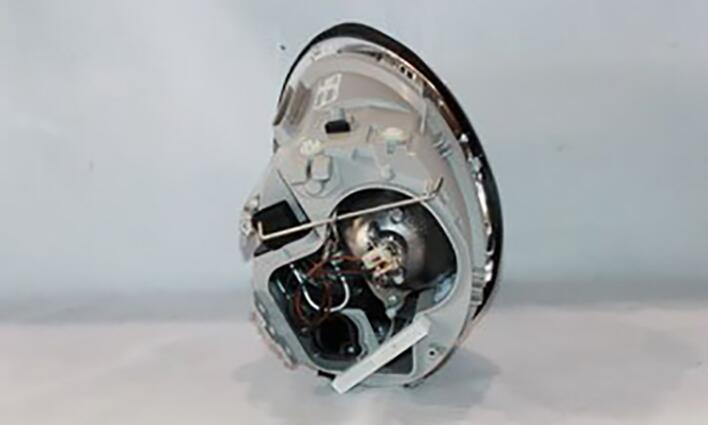 VW Headlight Assembly - Passenger Side (Halogen) (NSF) 1C0941030K - TYC 205445001