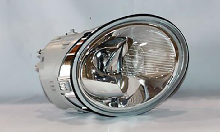 VW Headlight Assembly - Passenger Side (Halogen) (NSF) 1C0941030K - TYC 205445001