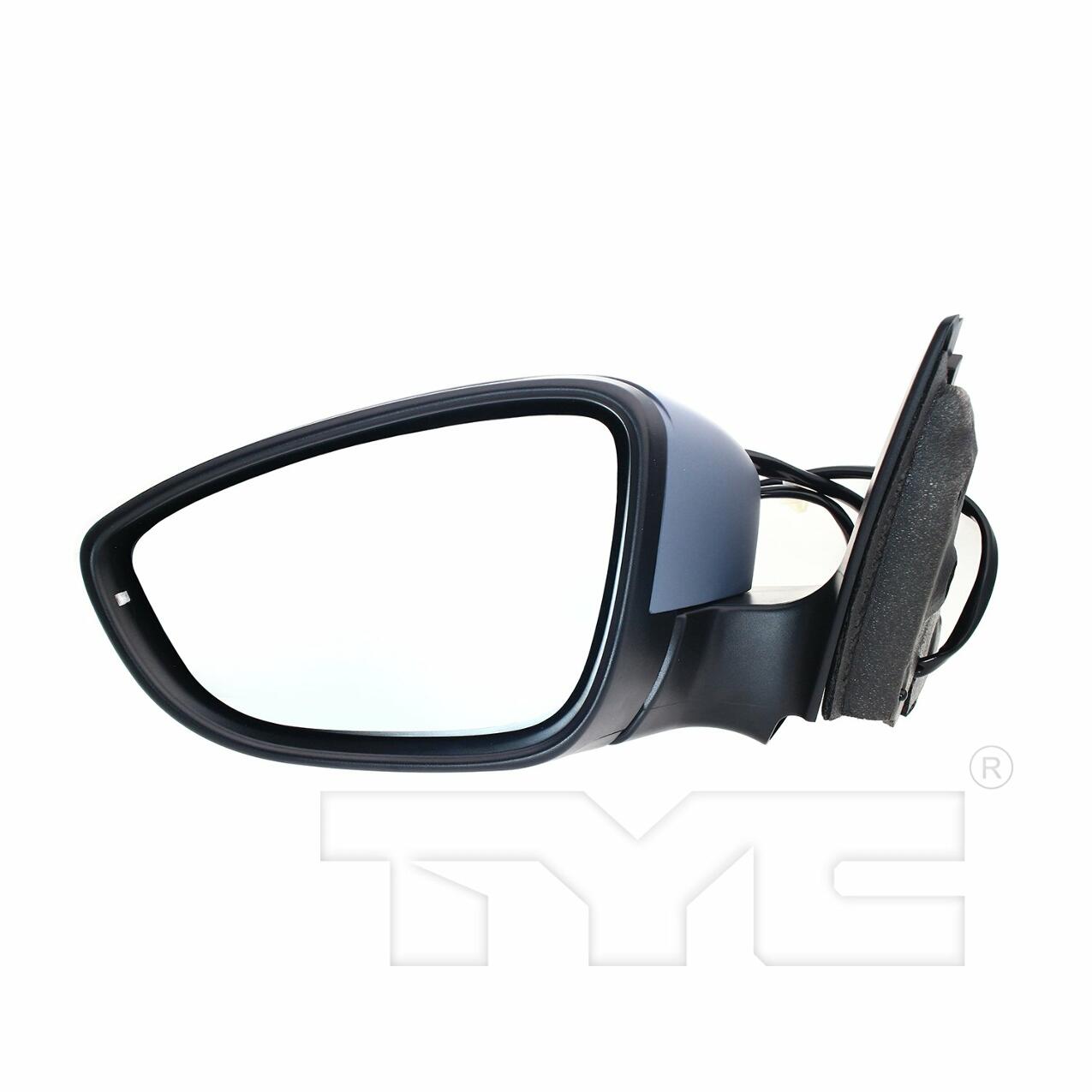 VW Side Mirror Assembly Driver Side (Unpainted) 5C7857507AB TYC