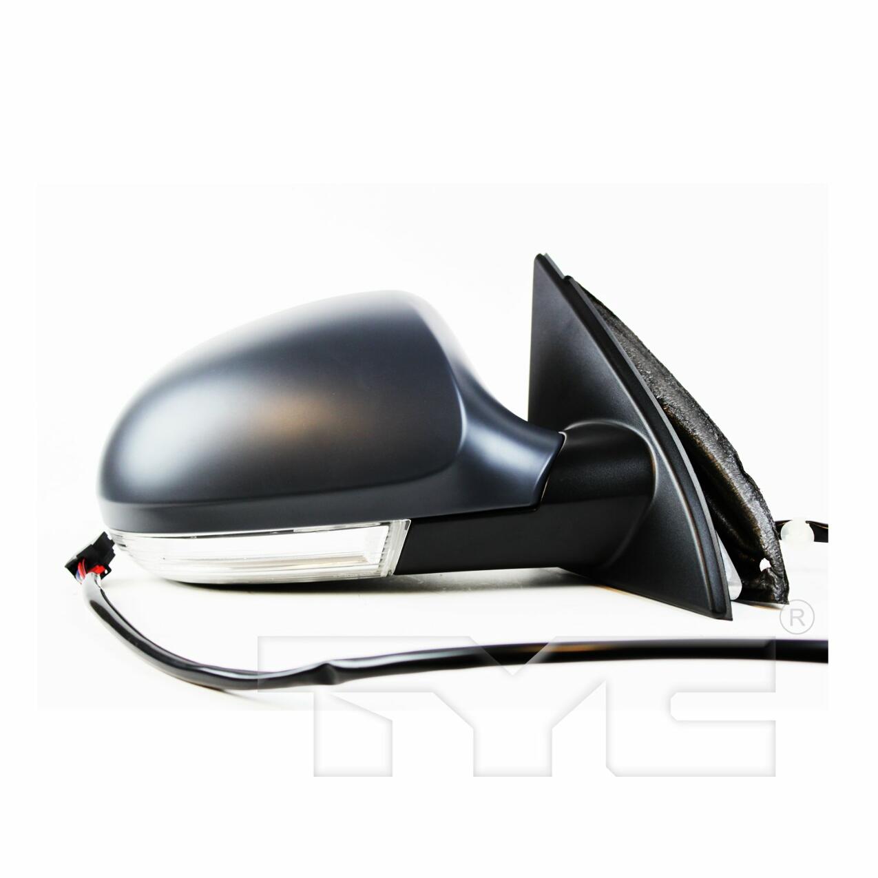 VW Side Mirror Assembly Driver Side (Unpainted) 3C1857507CK9B9 TYC