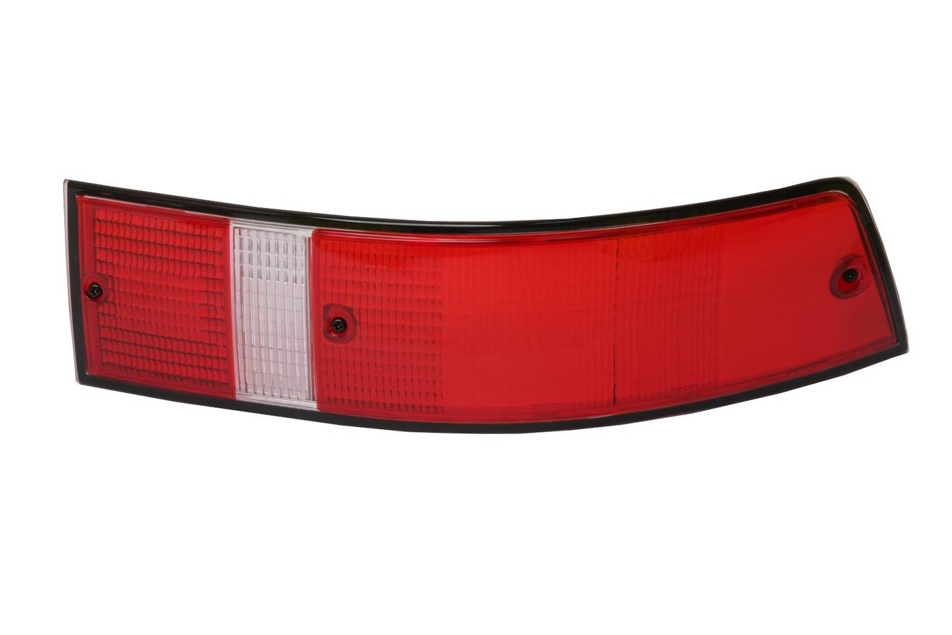 Tail Light Lens - Passenger Side (Red, White With Balck Trim)