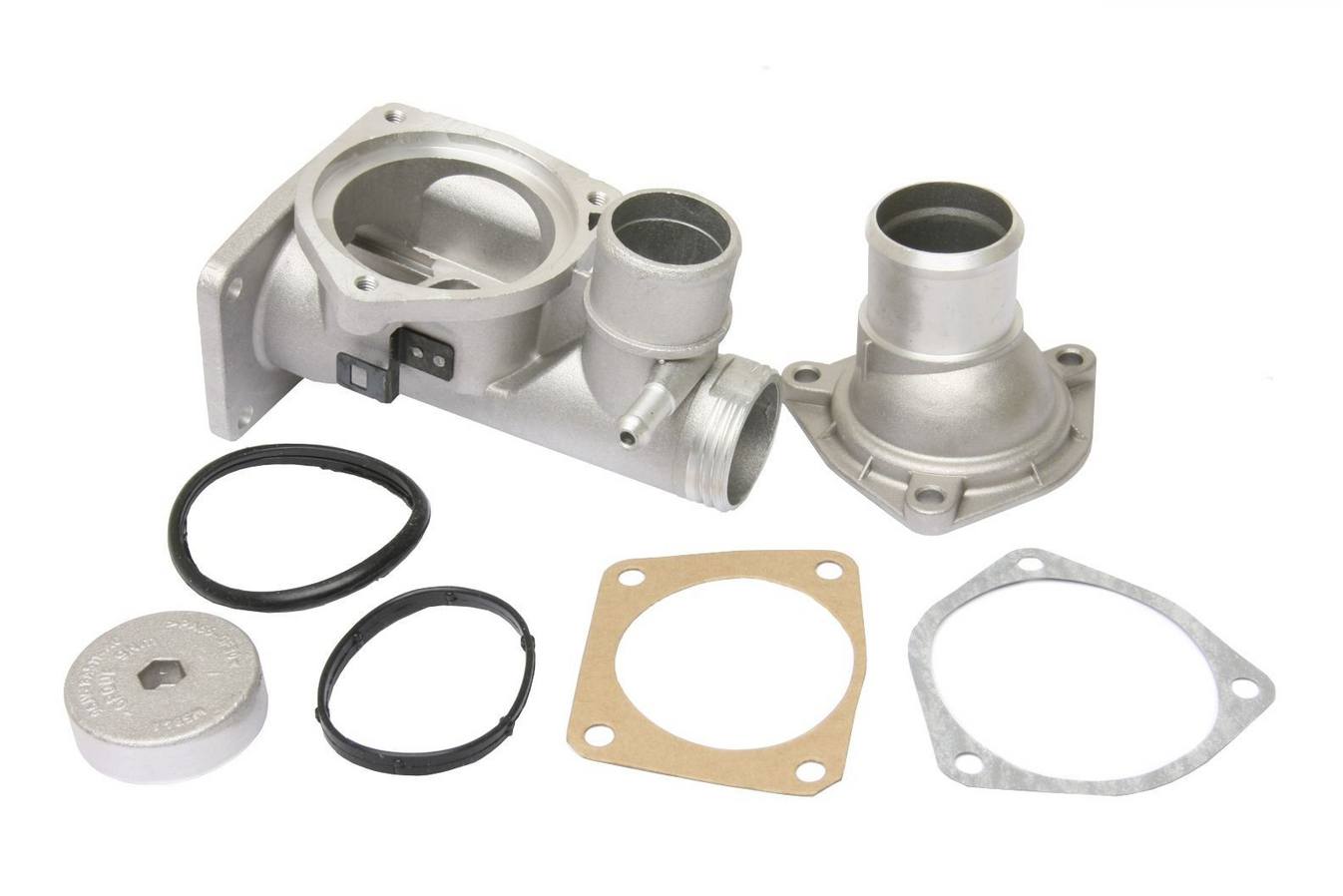 Jaguar Engine Coolant Thermostat Housing AJ82217KITPRM - URO