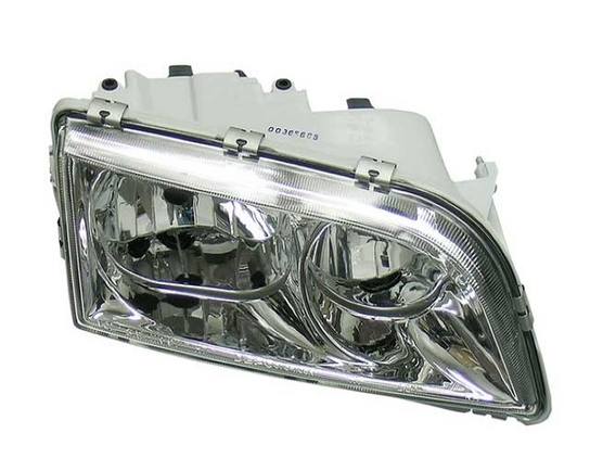 Volvo Headlight Assembly - Passenger Side (Halogen) (Chrome Bezel) 30865268 - URO Parts 30865268