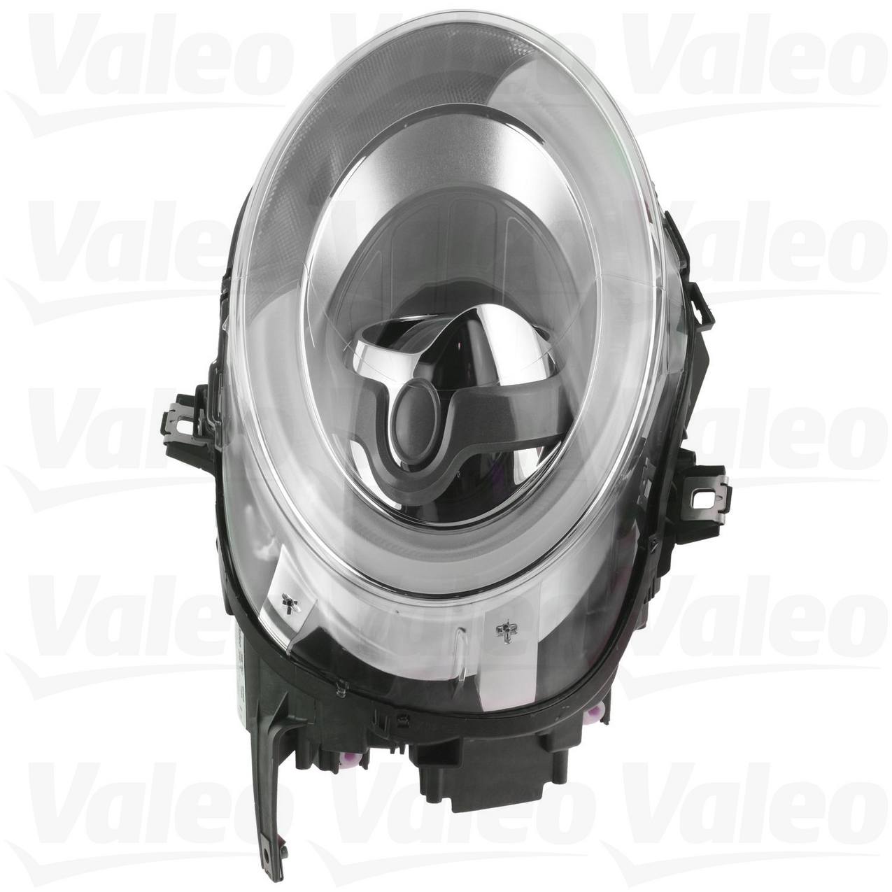 Mini Headlight Assembly - Driver Side (LED) (w/ Clear Turnsignal) 63117383213 - Valeo 45364