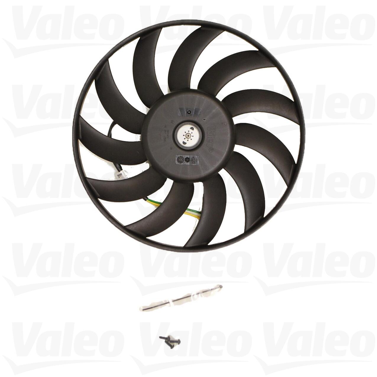 Audi Auxiliary Cooling Fan Assembly 4F0959455 - Valeo 696017