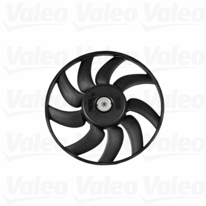 Audi Auxiliary Cooling Fan Assembly - Passenger Side (400mm) 8K0959455R - Valeo 696349