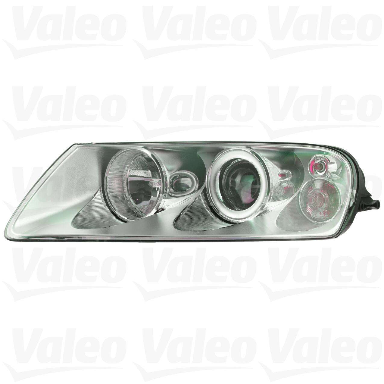 VW Headlight Assembly - Driver Side (Halogen) 7L6941017BK - Valeo 88401