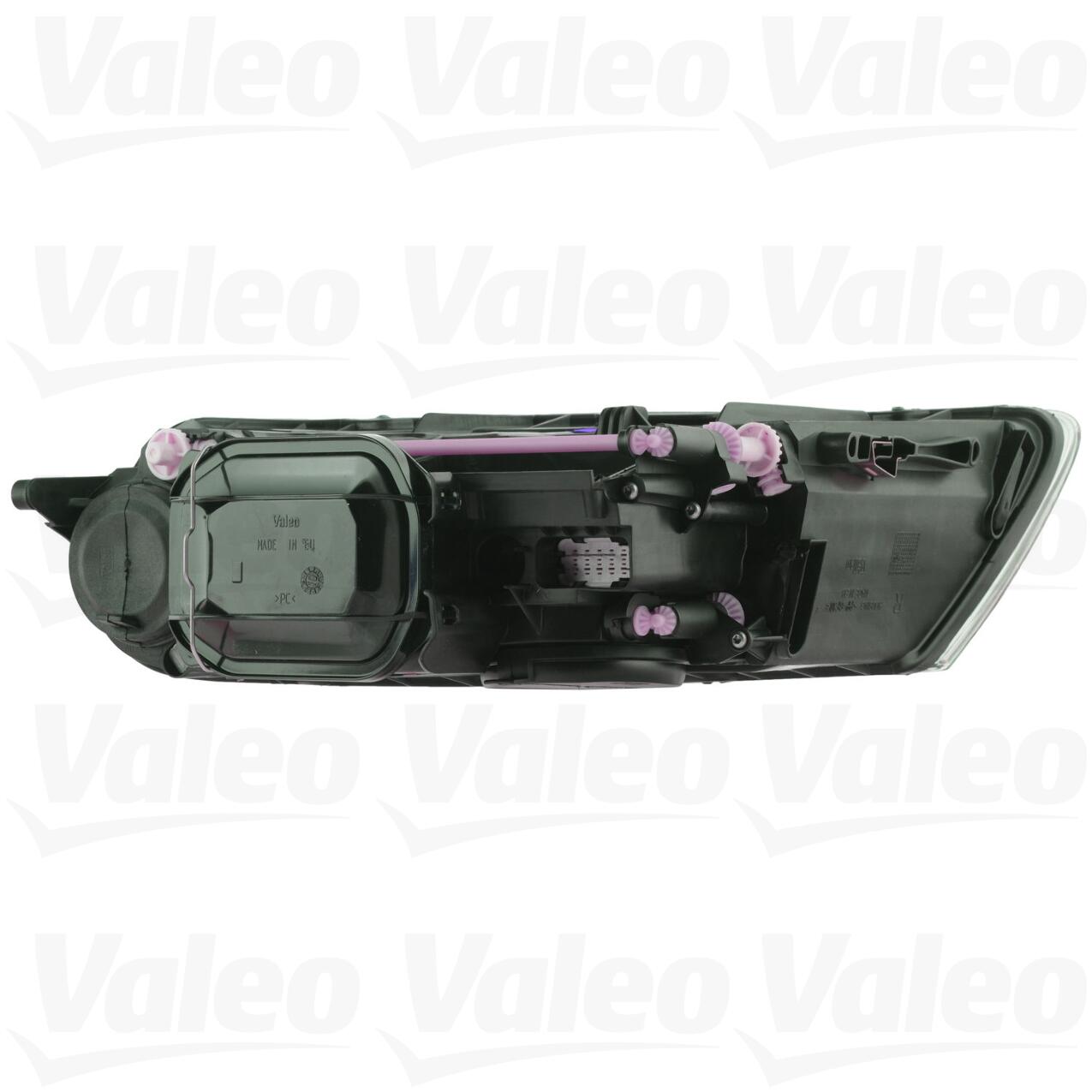 VW Headlight Assembly - Passenger Side (Halogen) 7L6941018BK - Valeo 88402