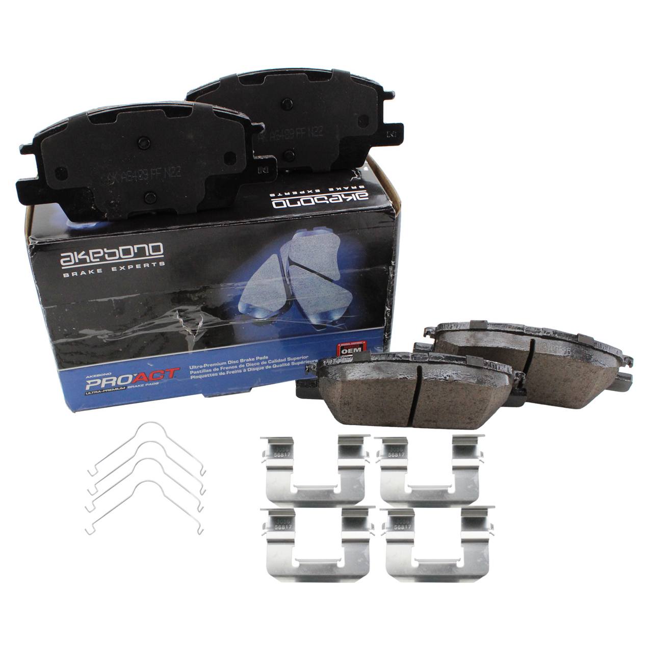 Akebono ProAct Ultra-Premium Brake Pads LaCrosse/Regal ACT1913 Akebono ProAct Ultra-Premium Brake Pads LaCrosse/Regal ACT1913