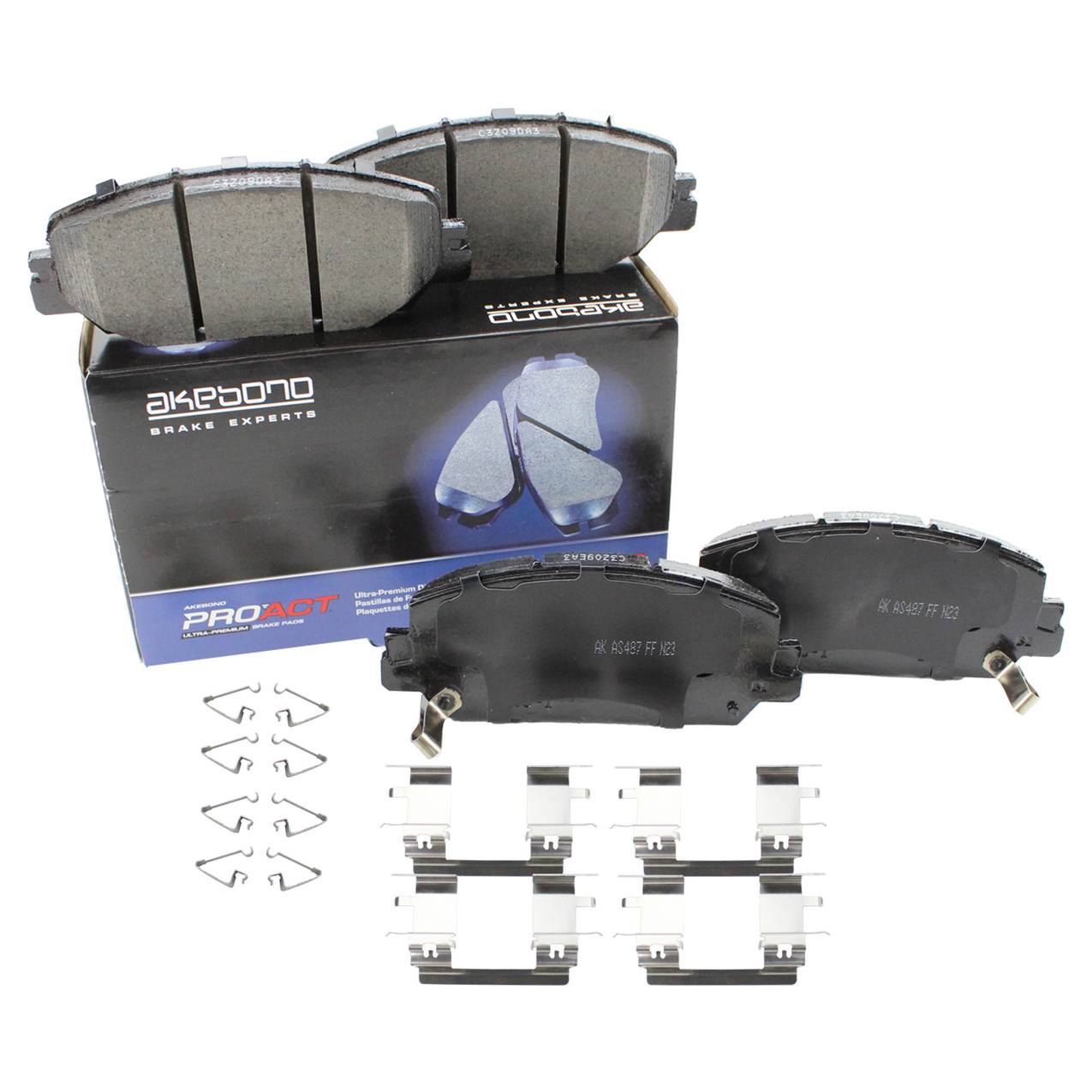Akebono ProAct Ultra-Premium Brake Pads Honda CR-V Front ACT2036 Akebono ProAct Ultra-Premium Brake Pads Honda CR-V Front ACT2036