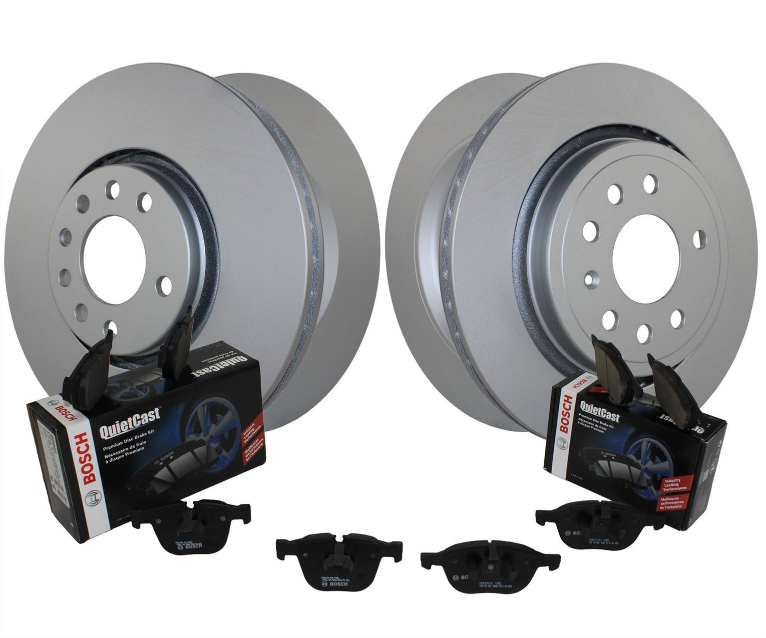 Saab Disc Brake Pad and Rotor Kit Front and Rear 314mm 292mm