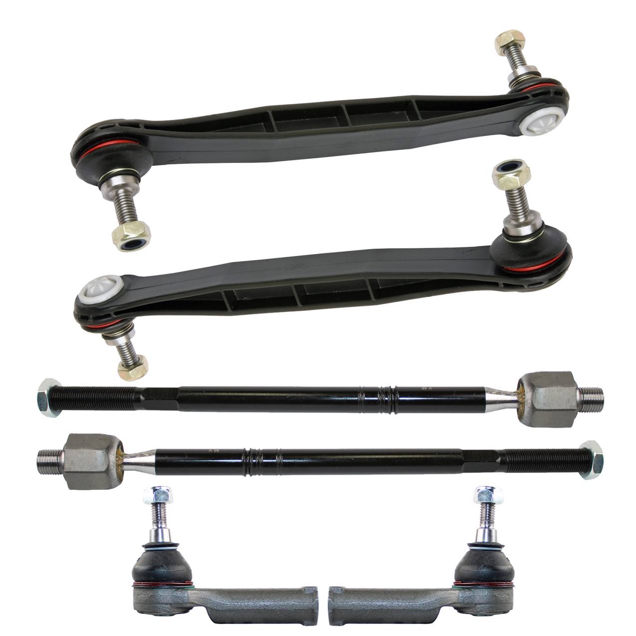 Jaguar Steering Tie Rod End Kit - Front (Inner and Outer Tie Rod End) (With ZF steering gear)