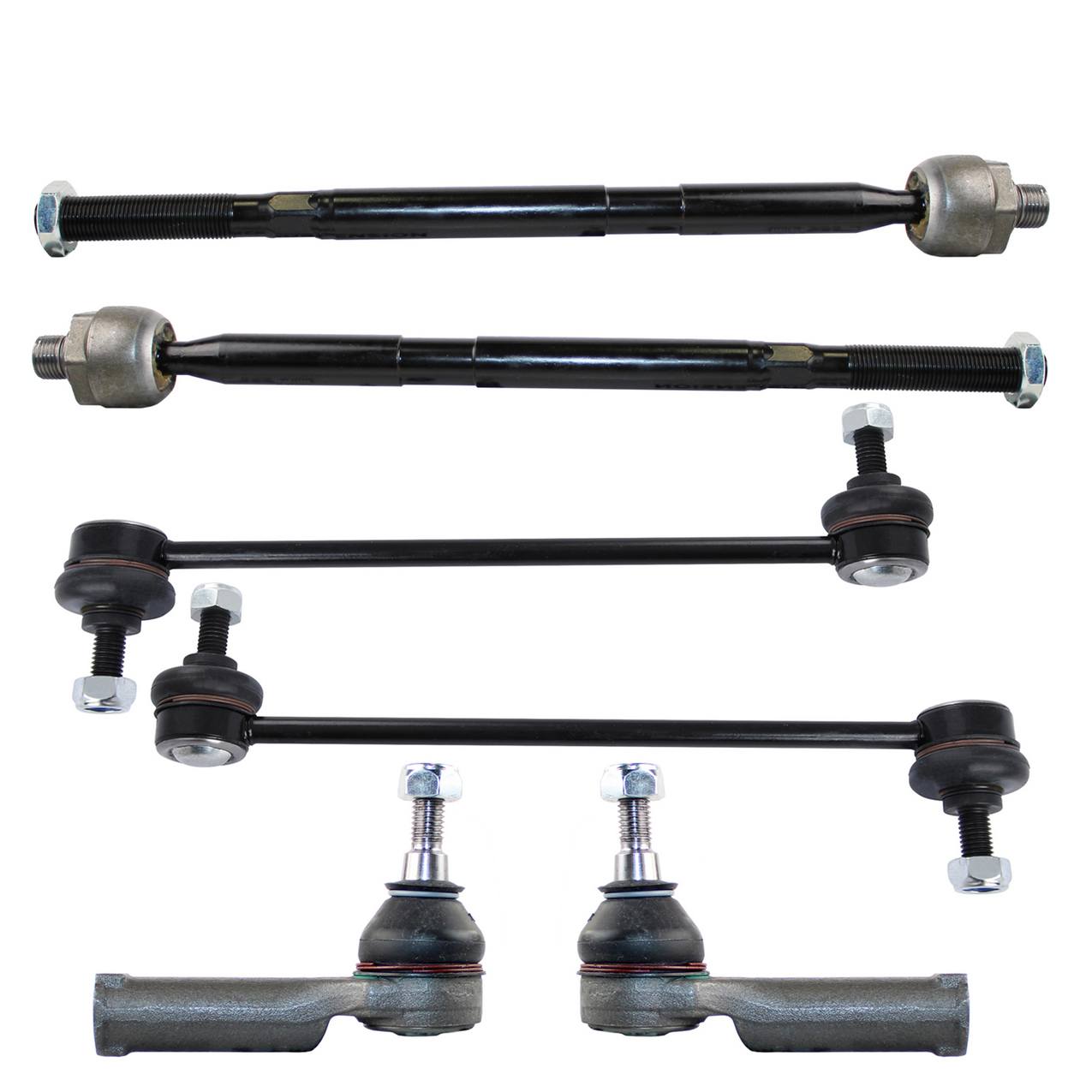 Jaguar Steering Tie Rod End Kit - Front (Inner and Outer Tie Rod End)