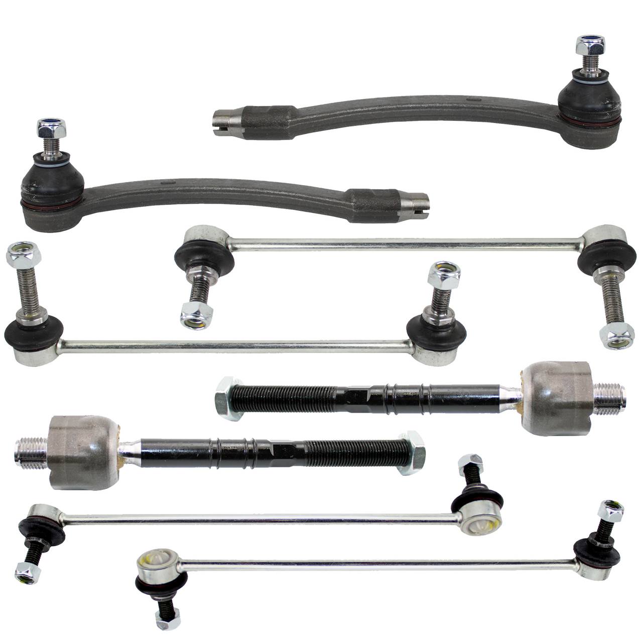 Mini Steering Tie Rod End Kit (Front and Rear Sway Bar Links) (Inner and Outer Tie Rod Ends)