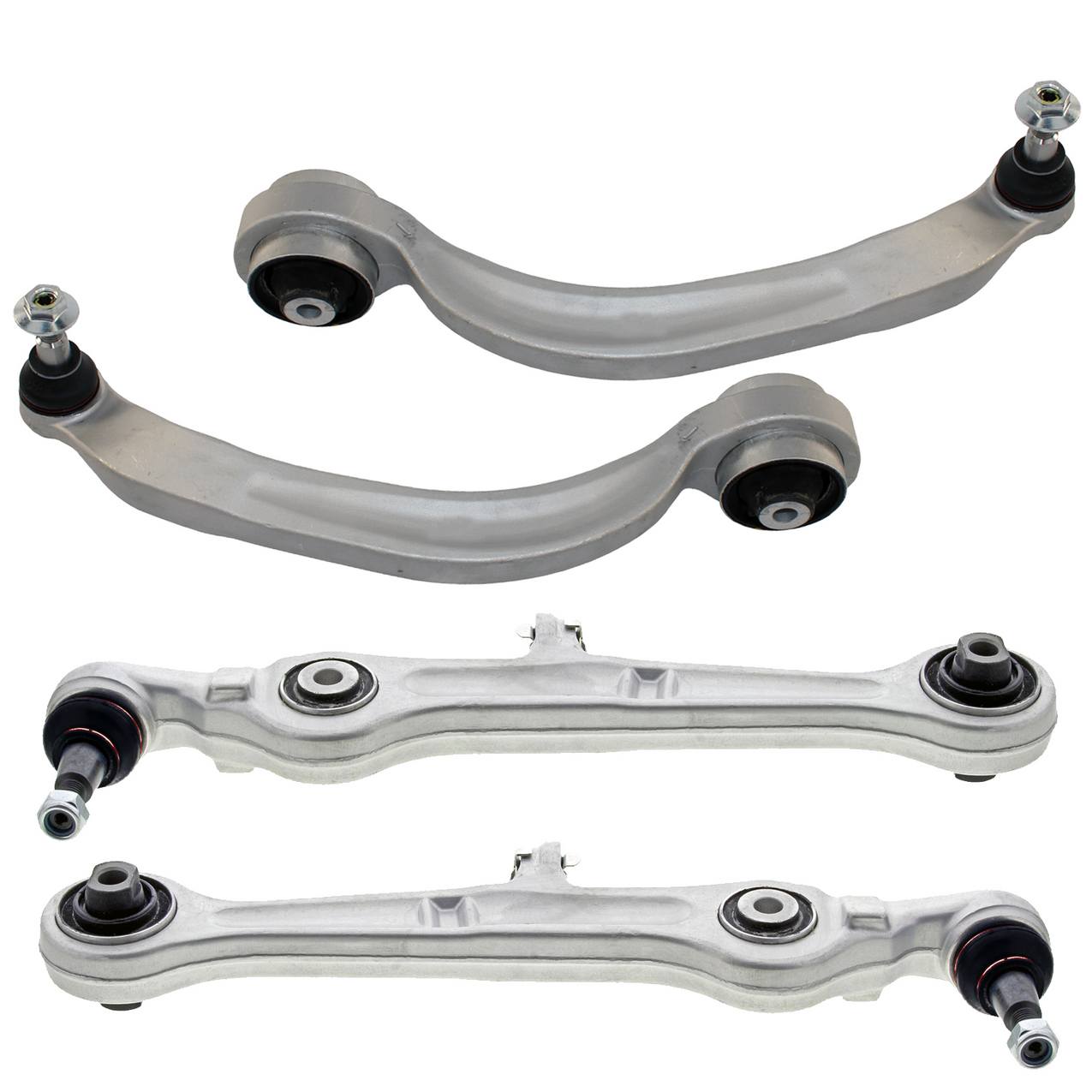 Audi Suspension Control Arm Kit Front Lower Forward And Rearward Forged Aluminum Bison 2115