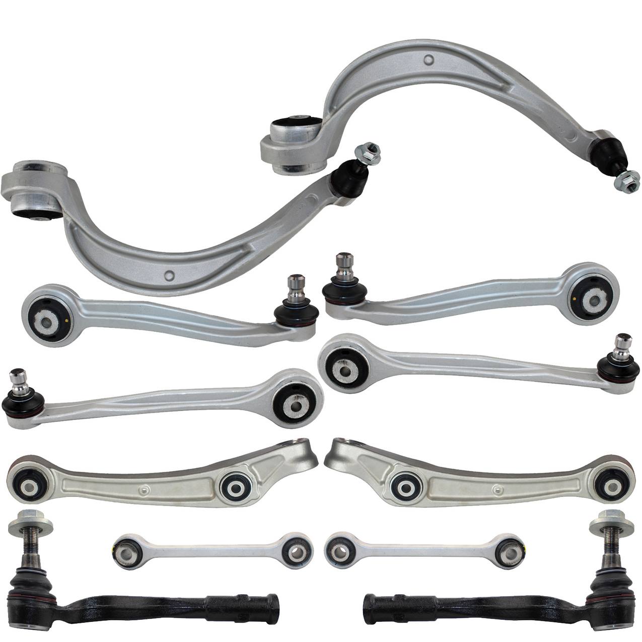 Audi Suspension Control Arm Kit Front Upper And Lower Control Arms Forward And Rearward 5755