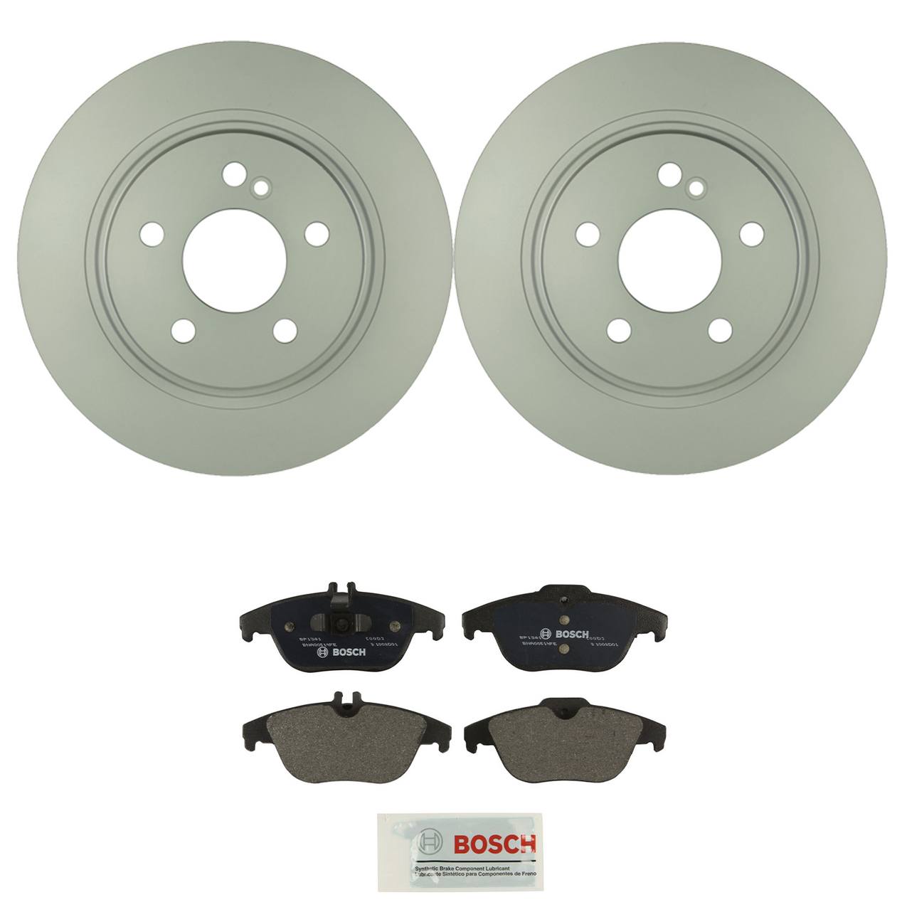 Disc Brake Pad and Rotor Kit – Rear (300mm) (Semi-Metallic) Bosch ...