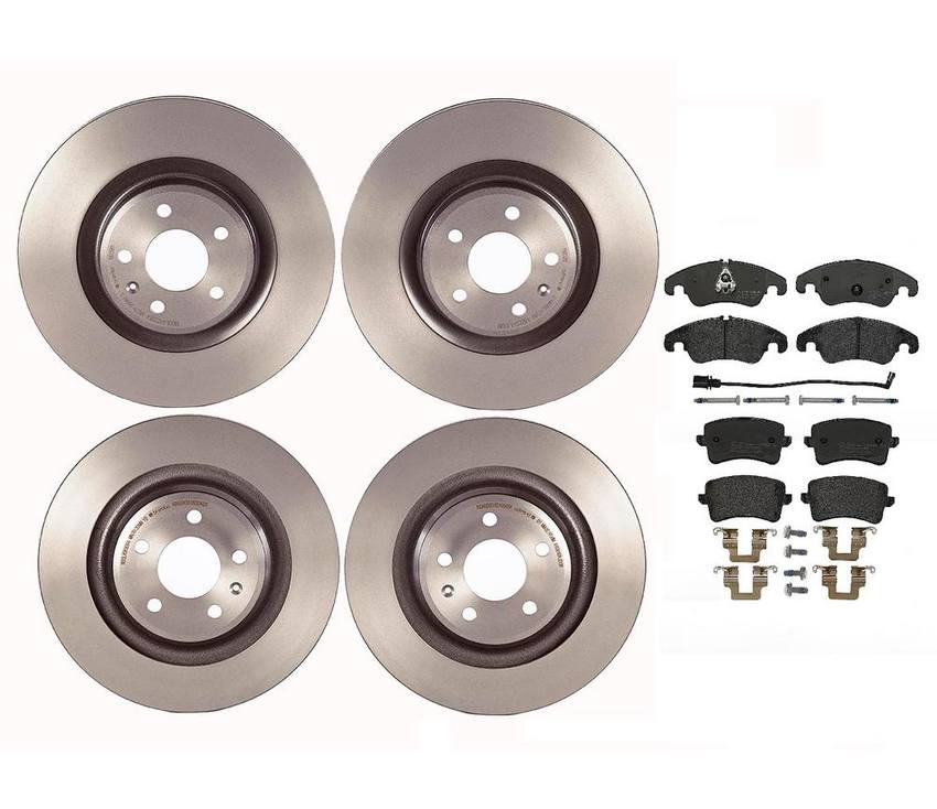 330mm Front Rear Rotors + Brake Pads For 2011-2018 Dodge Durango - Foto 10