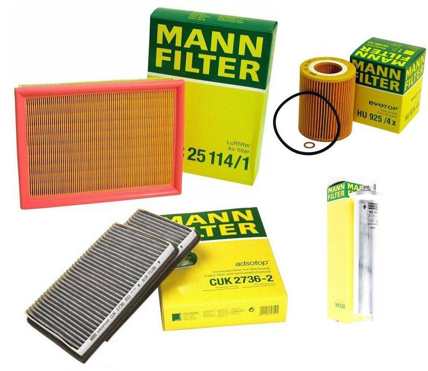 BMW Filter Service Kit Mann-Filter BM-1643233-KIT