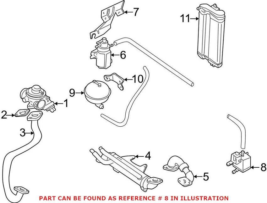 Druckwandler, Abgassteuerung NTY EGR-VW-018 • AUDI 1J0906283A