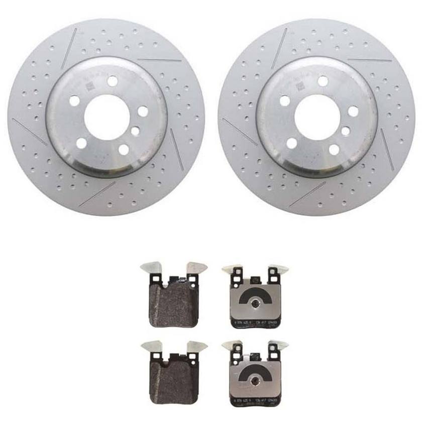 Rear Brake Pad and Rotor Kit 3HHM33 for 328i xDrive 320i 328d GT 430i Gran Coupe 