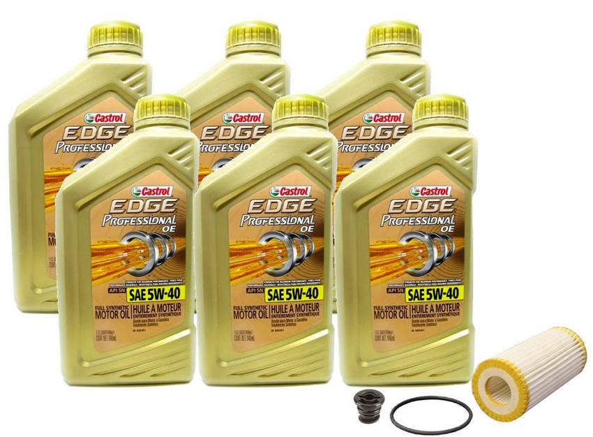 Castrol Edge SAE 5W-40 Full Synthetic Motor Oil (6 Quarts)