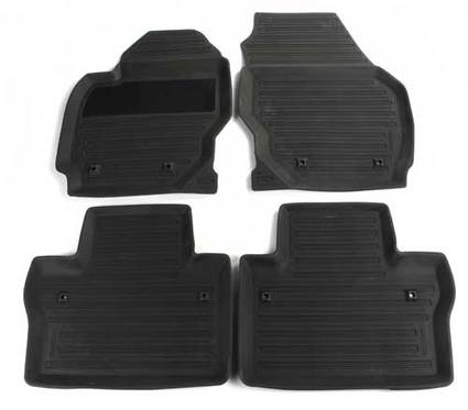 Volvo Floor Mat Set (All-Weather) (Black) 39807564 Genuine Volvo 39807564