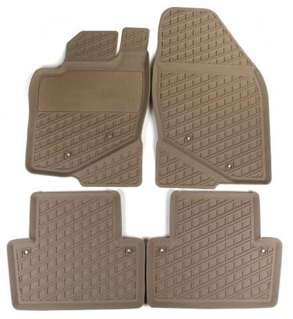 Floor Mat Set (All-Weather) (Beige) Genuine Volvo 39891793