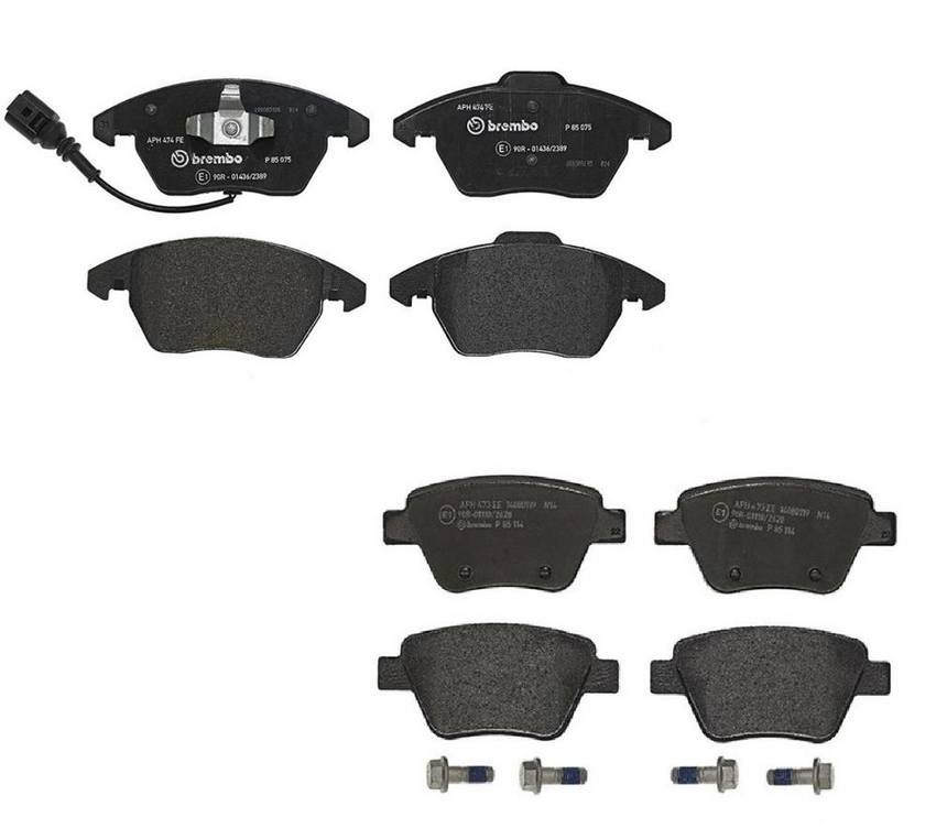 Genuine Volkswagen Audi - 5K0698151B - Front Brake Pad Set (5K0